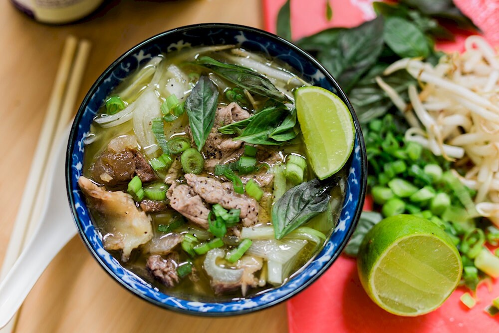 This pho with its clear, sweet broth, fragrant with ginger and scallions, is a dish that visitors cannot miss